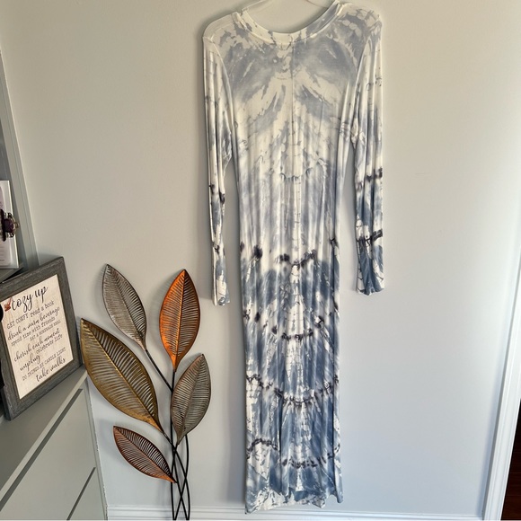 Young Fabulous & Broke tie dye long sleeve maxi dress M4 - Picture 5 of 5